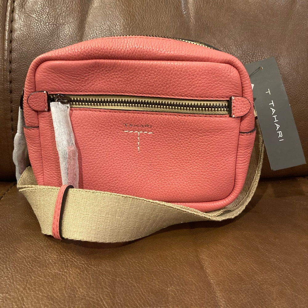 LEATHER CAMERA BELT BAG